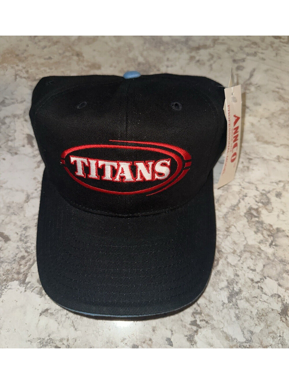 ANNCO Tennessee Titans NFL Football Black Adjustable Strapback Cap Hat